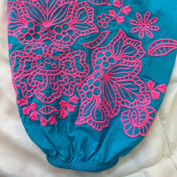 Lilly Pulitzer Analynn Tunic Dress in Turquoise Oasis NWOT Size L - Picture 10 of 10